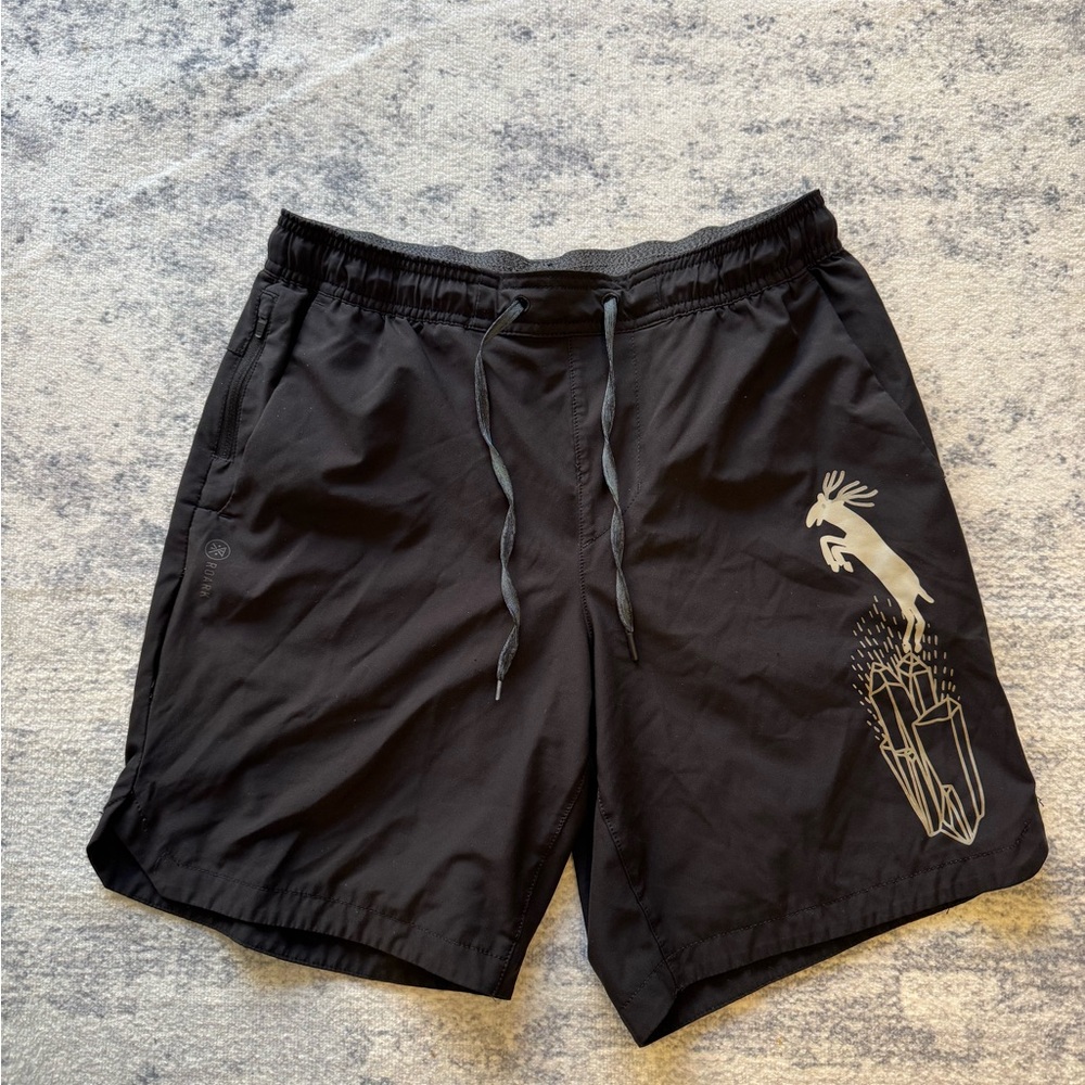 Roark Black Athletic Shorts